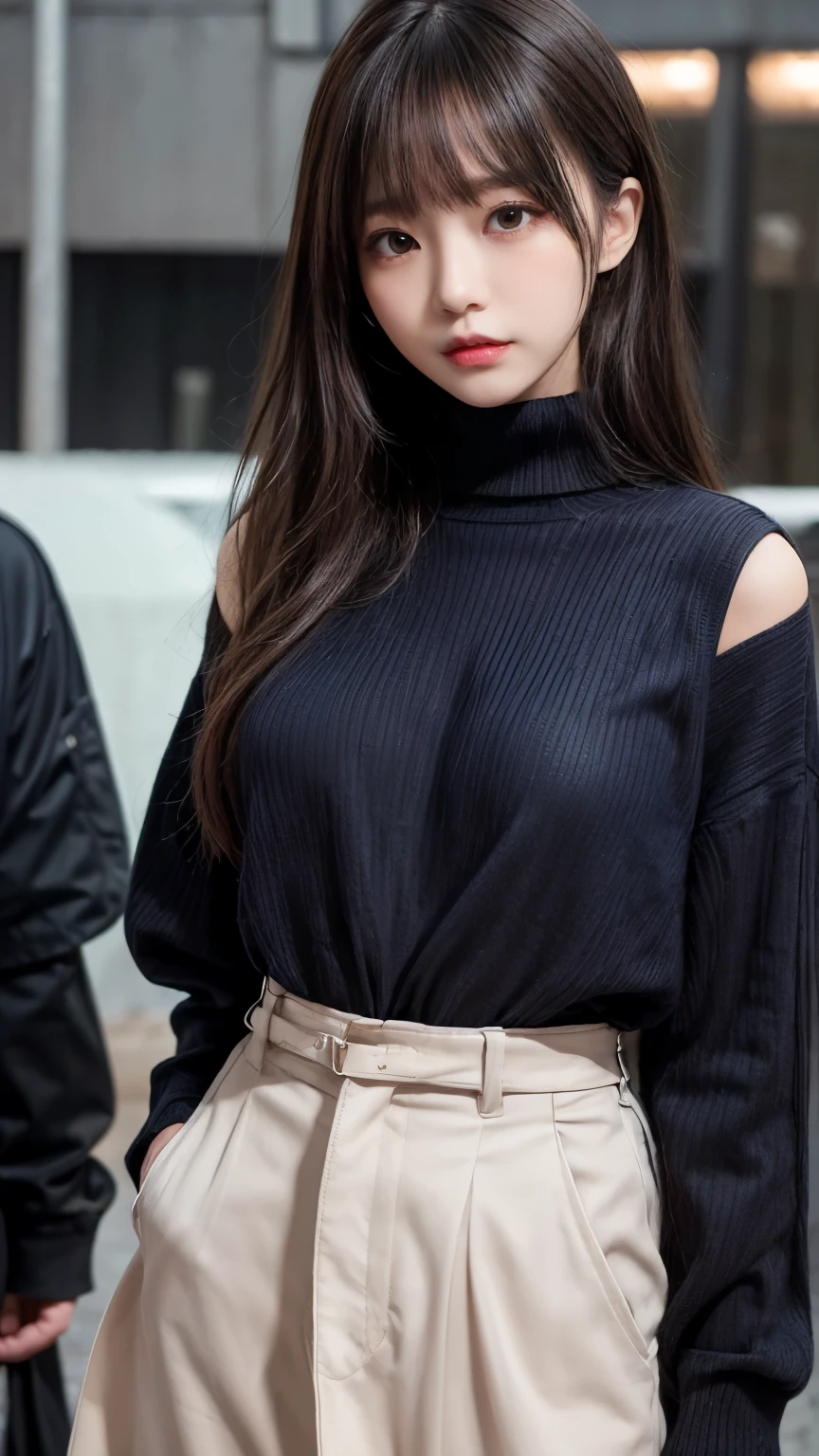 (最高qualityのディテール)、Realistic、8K Ultra HD、High resolution、(one person&#39;s:1.2),(Fatal Beauty,Attractive beauty) ,(Glasses、Mysterious charm:1.1),(Big Breasts、Fascinatingシルエット),The 超detailedな、高qualityのテクスチャ、複雑なdetailed、detailed、非常にdetailedなCG、高qualityの影、detailed 美しく繊細な顔、detailed 美しく繊細な目、Written boundary depth、Ray Tracing、20th Generation、Cute K-Pop Girls、(The Face of Ulzan in Korea)、Thin face、(Urzan-6500-v1.1:0.6)、PurerosFace_v1、Glowing Eyes、Perfect body、 Viewer Display、(最高qualityのディテール:1.2)、Realistic、8K Ultra HD、High resolution、Woman close up， Realistic rendering, 8k artistic german bokeh, Fascinating, Real Girls, Gurwitz, Gurwitz-style artwork, Roleplay, Realistic 3D style, cgstation Popular Topics, 8K Portrait Rendering,（truth，truth：1.4），(Sparkling eyes girl:1.2)、cheek、Glossy Lips、、High resolution, Best image quality, 最高quality, Realistic, 超detailedな, Photorealistic, 4K 8K Ultra HD Full Color RAW Photos, Fujifilm(Medium format), Hasselblad, Carl Zeiss, Incredible dynamic range photography(utility_art：Smooth-768:1.1),High resolution, High pixel count, 明確なdetailed, Clear images, Natural color reproduction, Noise Reduction, High fidelity, quality, Software Improvements, Upscaling, Optimized Algorithms, Professional-level retouching,

1. Oversized coat:

The coat is、Choose an oversized design that covers from shoulders to knees.。Color is classic navy or black、or warm khaki or beige, wait.、Choose colors that match the season。
2. Knitted sweater or turtleneck:

To protect yourself from the cold、Knitted sweater or turtleneckを選択してください。Match the texture and color of the knit to the coat.。
3. Wide leg pants:

For pants, Choose a wide-leg design、Combines ease of movement and style。Denim in dark tones or black trousers will look good.。
4. Knee-high boots:

What is included in an oversized coat、足首からふくらはぎまでカバーするKnee-high bootsとの組み合わせ。Boots are black or dark brown and chic.、Gives a stylish impression。
5. accessories:

シンプルなゴールドまたはシルバーのaccessoriesを選択してください、Add elegance to your outfit。for example、Long necklaces and large earrings are recommended.。
6. Handbags:

Handbags、Choose a color that matches the tone of your outfit.。Shoulder bags and tote bags are convenient and stylish。
7. Compensateと髪型:

Compensate, Choose natural colors that flatter your skin。Wavy Hair、By creating loose curls、Appeal to softness。