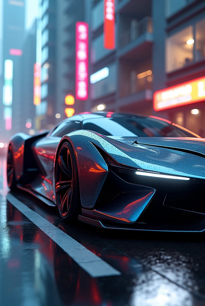 a ferrari mixed with a lamborghini and a mecedes