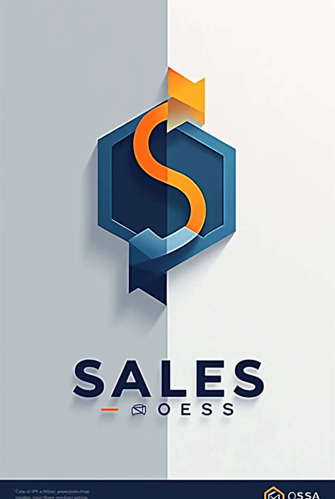 create a sales logo with the caption (sales)