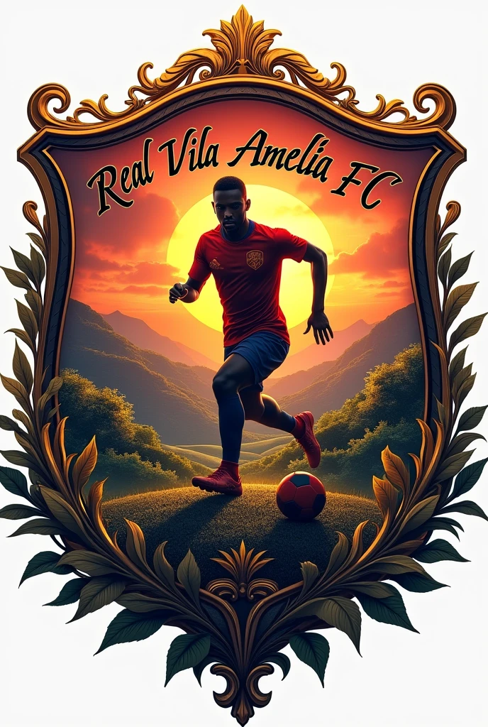 Real Vila Amelia FC football team logo