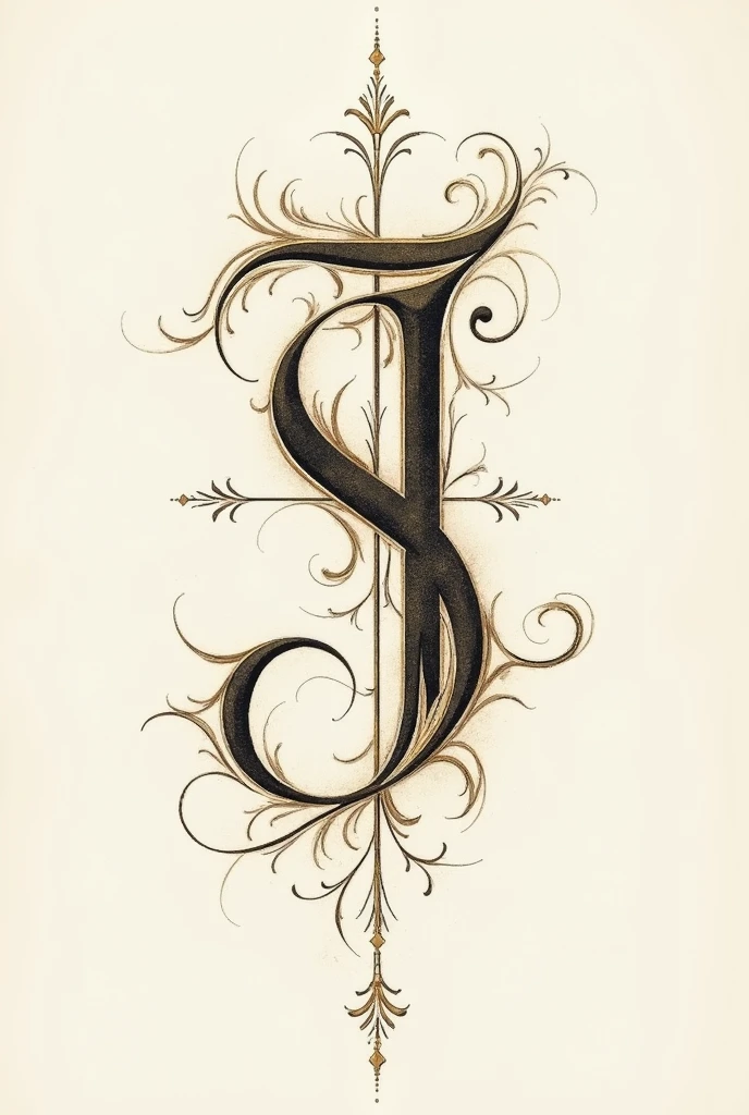 A letter calligraphy