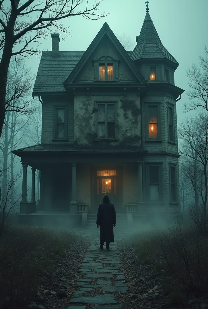 Horror house in man