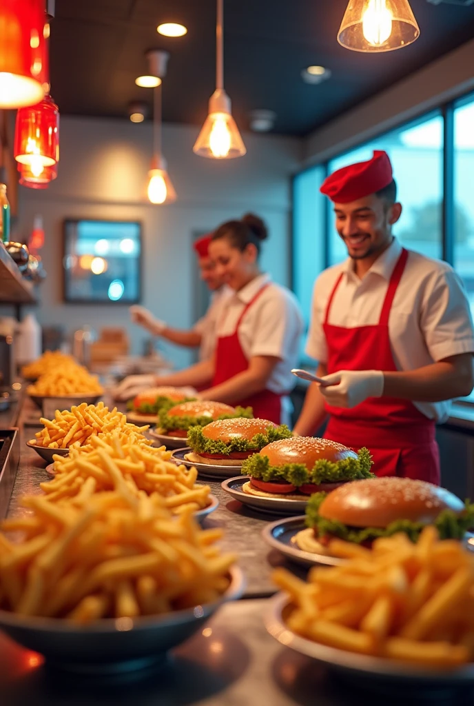 delicious fast food service