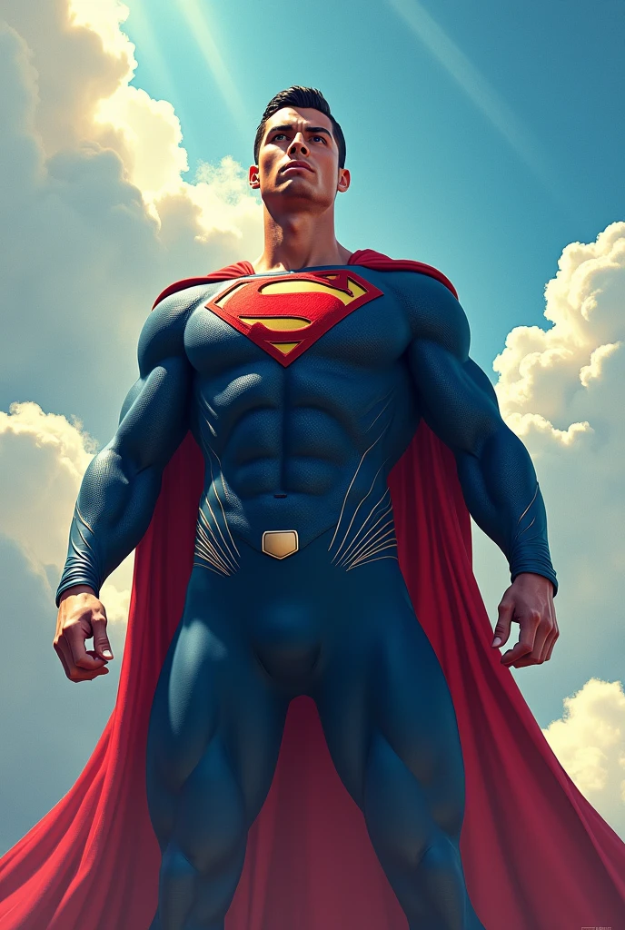 CRISTIANO RONALDO PLAYING SUPERMAN