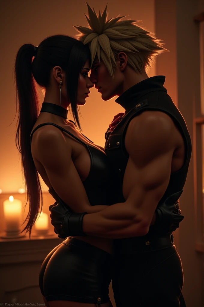 Tifa Lockhart and Cloud Strife having sex Final Fantasy