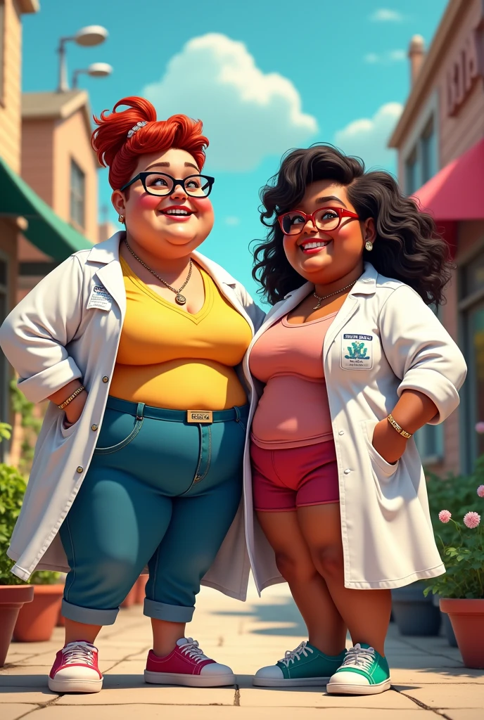 Slogan says Dr.. loly and a fat woman appears