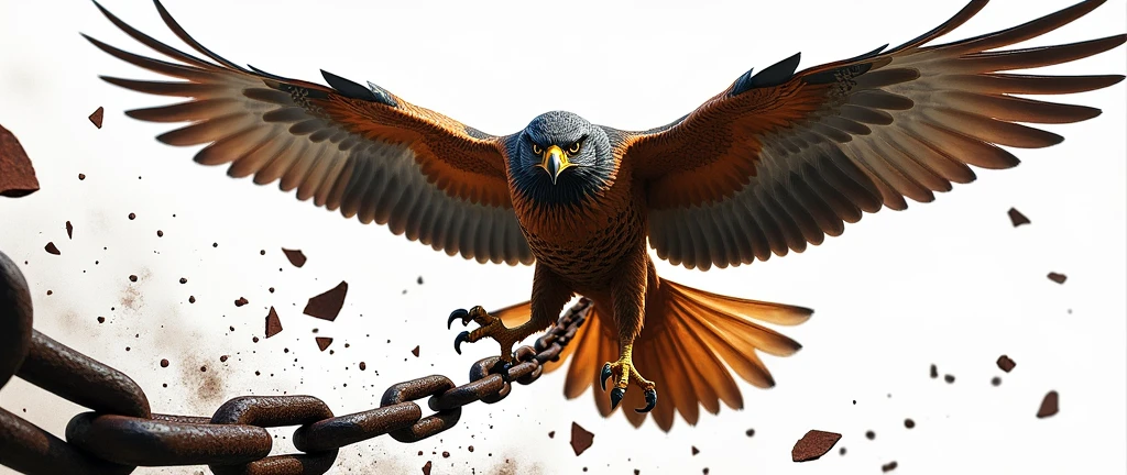 falcon legs breaking chains