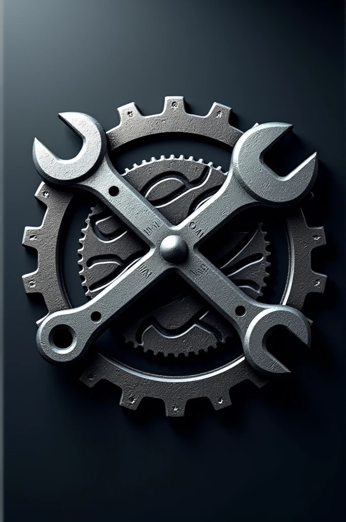 A logo with the theme of automotive mechanics