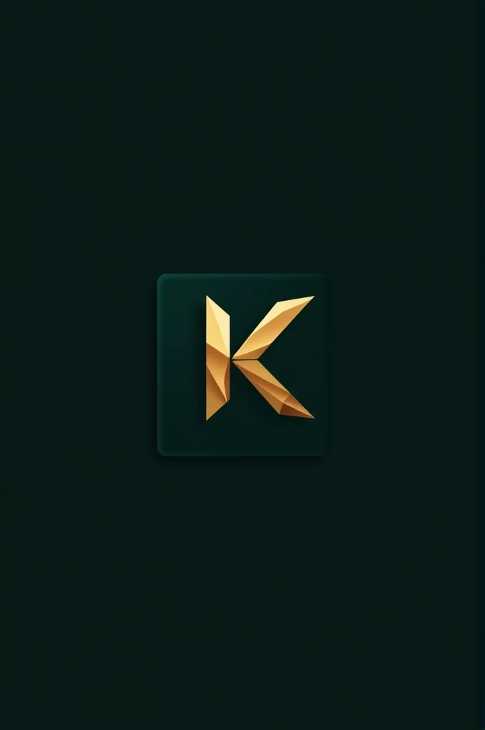 Design a minimalistic and elegant logo for 'Kryptopia,' a premium crypto launchpad platform. Use a refined color palette of Deep Emerald (#004d00), Champagne Gold (#f7e7ce), and Rich Burgundy (#6D071A). The logo should be sleek and modern, featuring simple geometric shapes or abstract symbols that convey luxury and innovation. Opt for a clean, sophisticated font that complements the minimal design. The logo must be versatile, easily recognizable, and look rich in both color and black-and-white.