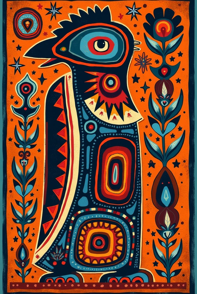 Generate a cherokee tribal print 
