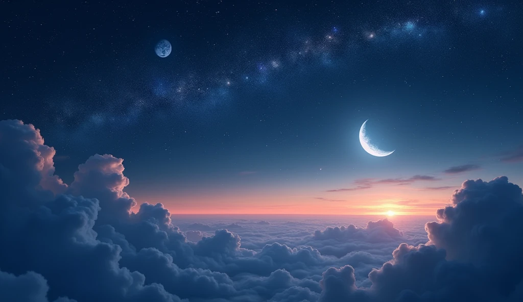 The starry night sky can evoke a sense of infinity and wonder, symbolizing the divine presence.