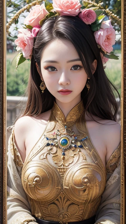 Okinawa Gal、Incredibly beautiful proportions、Captivating beauty、Western style、9 head and body,(Highest quality, masterpiece:1.4), (realism:1.2), (Realistic:1.2), (Absurd:1.2), (Realistic:1.3), one person's,Realistic Skin,alone,( とてもBig eyes,Beautiful attention to detail, Symmetrical eyes), Outdoor,Ezvian Everywhere、the body is slim、the body is slim,Big eyes,Big Mouth,art、The beauty of wild excitement、