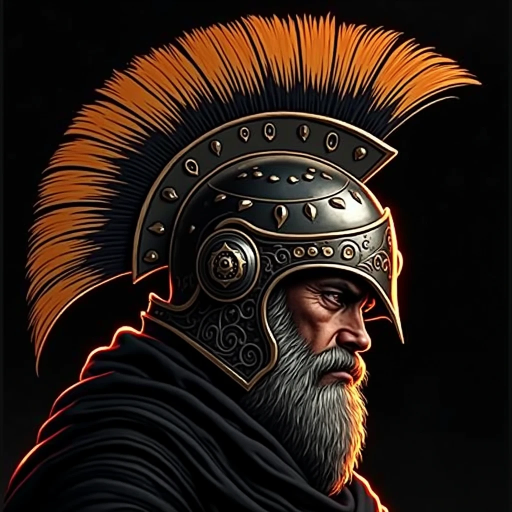 Don't change this picture shape. But you can change colors and i want head of knight and beard