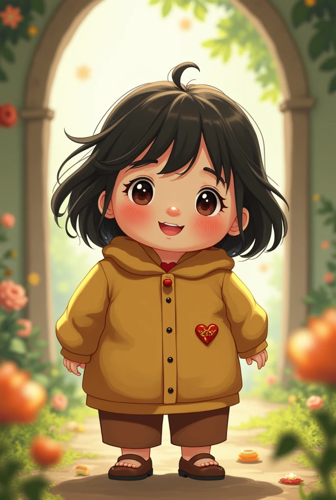 Cute kunda chubby ghibi styled girl