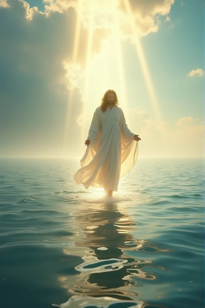 God walked on the sea