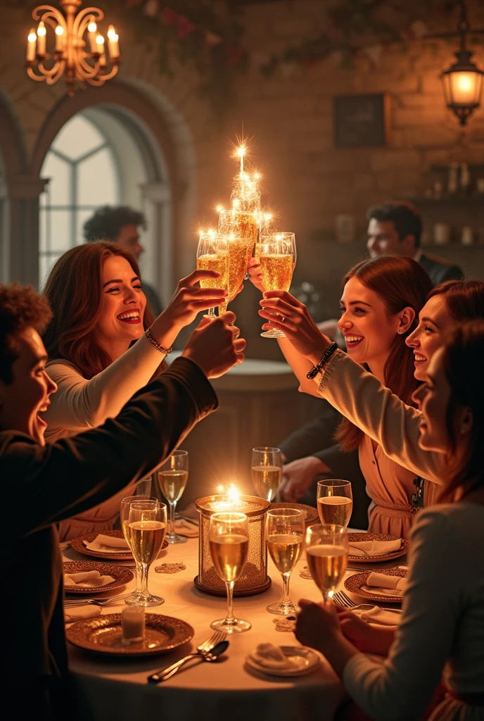 Flutes and toasts