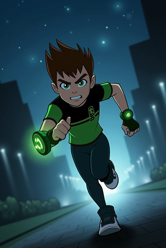 night ben ten run
