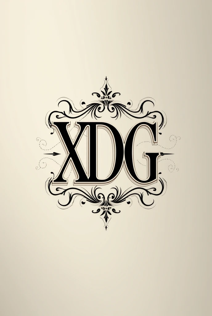 Monogram with the letters XDG