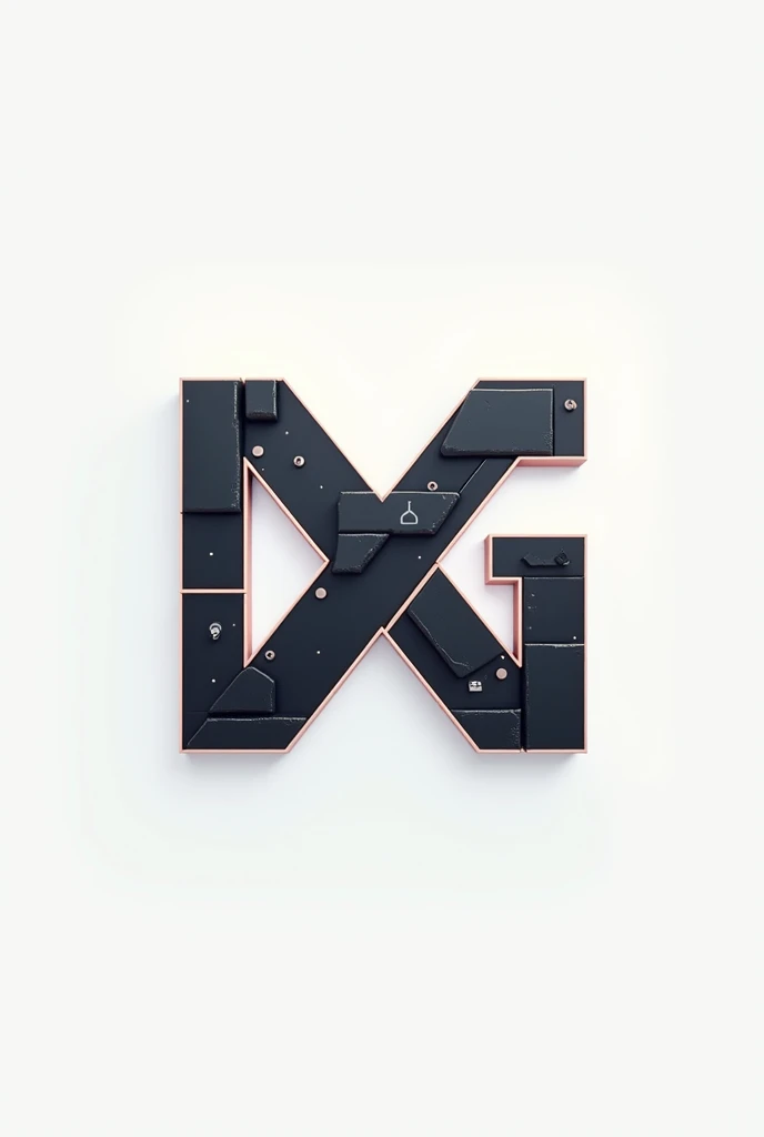 Monogram with the letters XDG