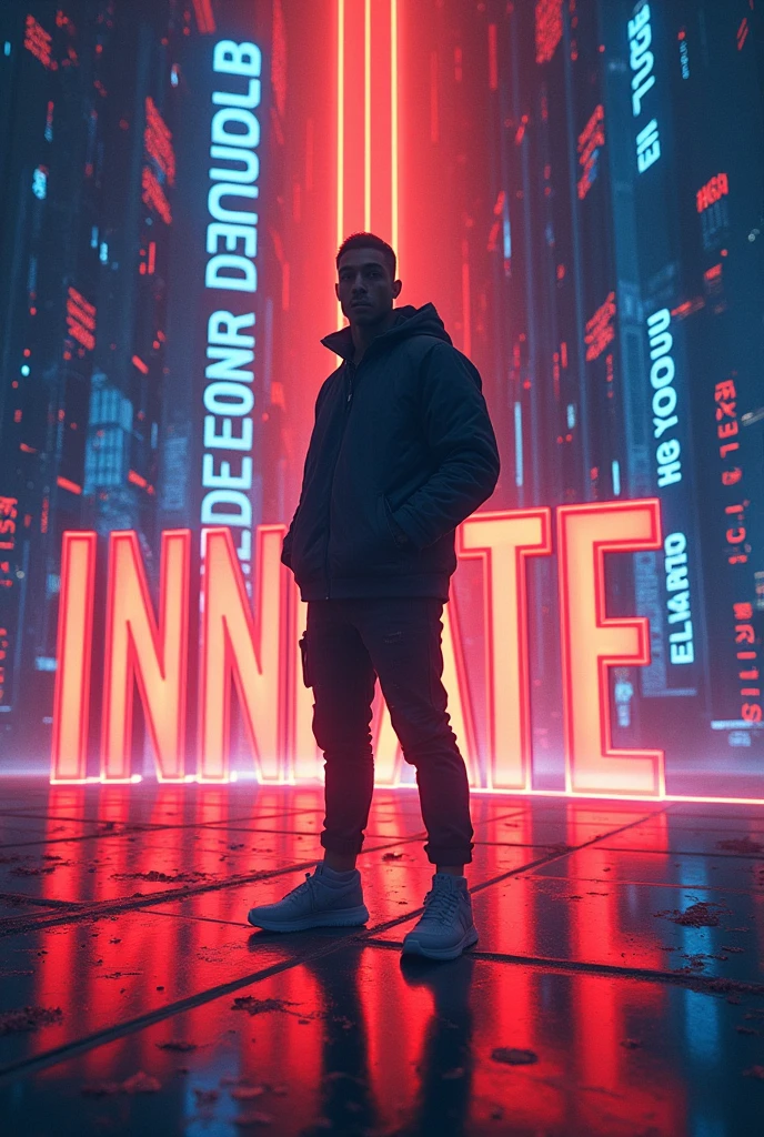 You innovate in big letters and in front of you innovate it says build your dreams