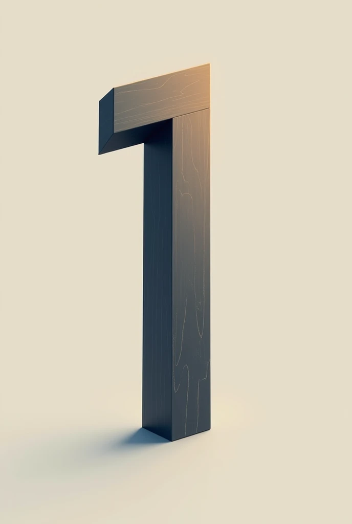 Handle logo with the number 1