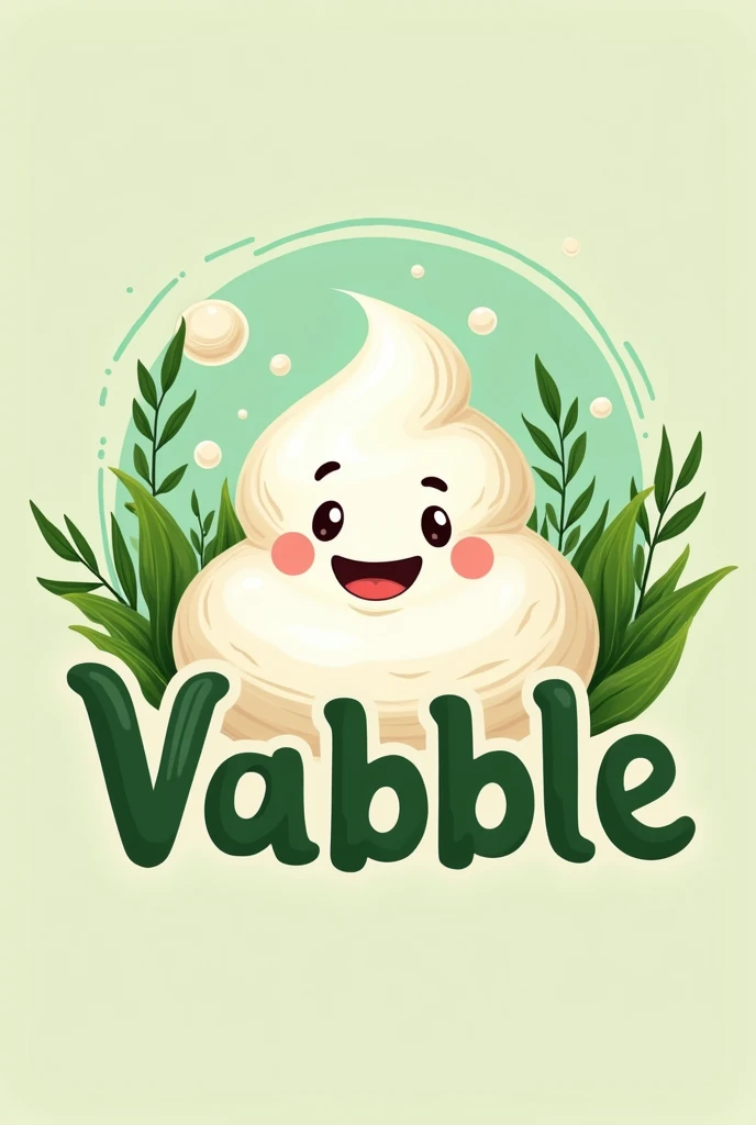 Create a logo for a homemade yogurt company called Vabble
