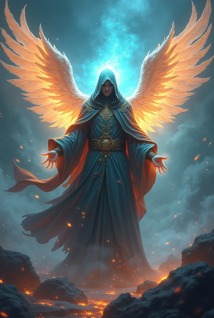 guardian, wizard style with wings
, Ludic
