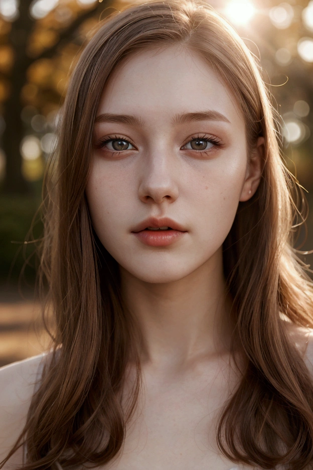 1 girl, gaping mouth, chestnut hair,   22 years old, realisitic, perfect skin perfect model face , Scottish , work of art , lens flare lighting, real-life, detailed facial features ,