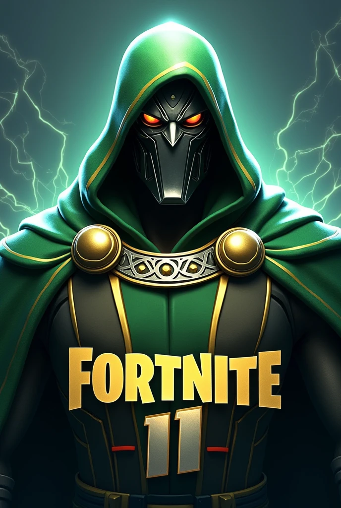 You can create fortnite logos with doctor doom