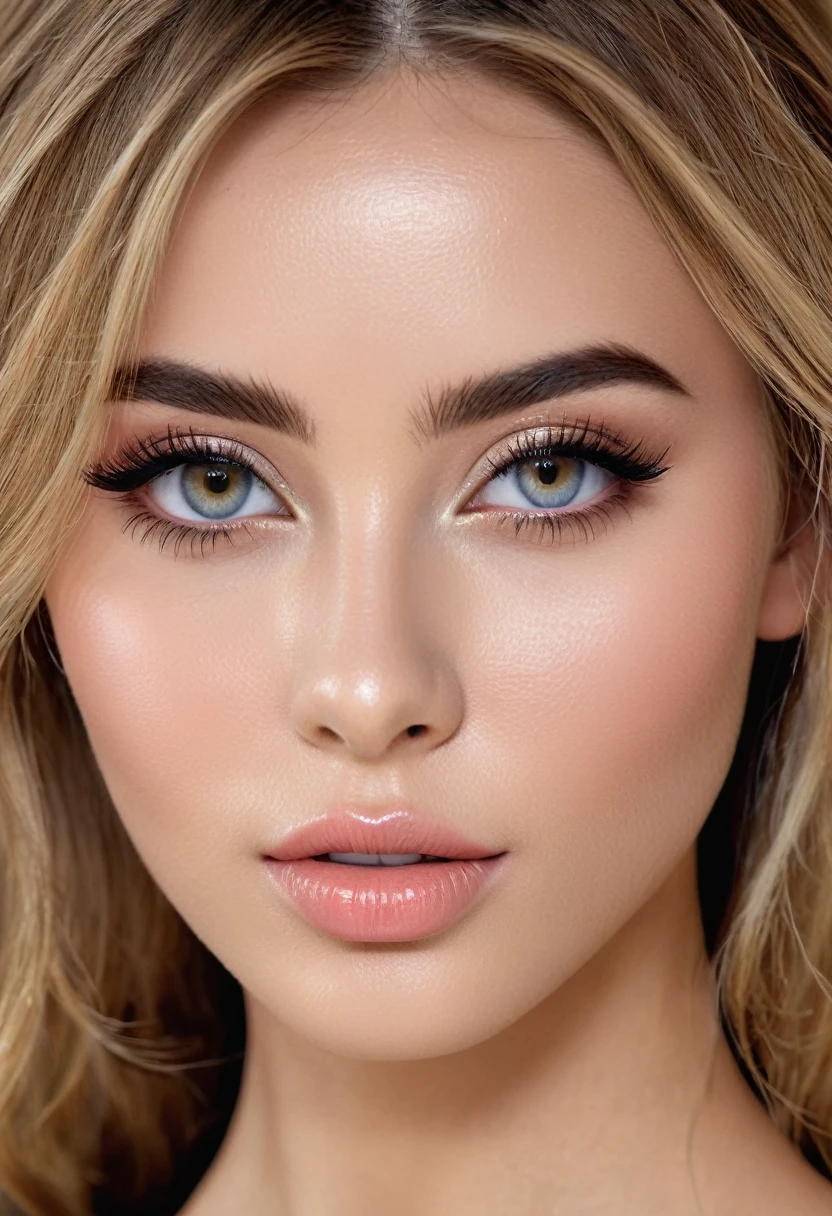 (masterpiece:1.2, 8 K resolution, RAW photo, Best quality, Hyper-detailed, Ultra-realistic), award winning photo of stunning young bimbo supermodel , The perfect oval of the face, perfect almond eyes, sexual, (((Victoria&#39;s Secret Modal & Lace cropped set with straps))), (((perfect big round butt))), (((hourglass body shape))), ((slim waist)), ((gigantic breasts)), ((wide hips)), (((thick thighs))), physical training, Toned body, muscular legs, gluteus maximus, six pack, tan, (Shiny skin:1.3), (highly detailed skin:1.2), skin pores, subsurface scattering, difficult, elegant, very detailed, bright long dark red hair, French braided, side bangs, full body focus, High view, ((seductive over the shoulder pose)), arched back, digital photography, broken glass, (blurred background), minimal background, 8 K, uhd, SLR camera, soft lighting, soft colors, Best quality, super detail, a high resolution, ((More details, strengthen_All, to correct_All)),