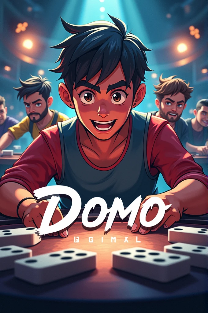 Create a banner for a domino tournament