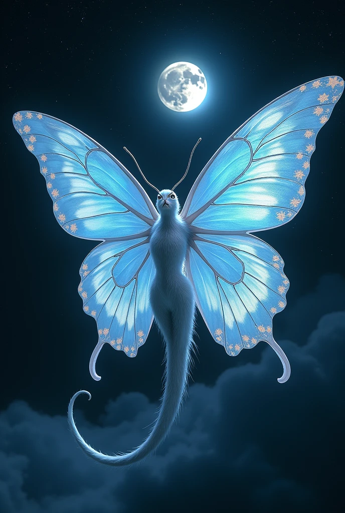 Fusion between a butterfly and a moon 
 