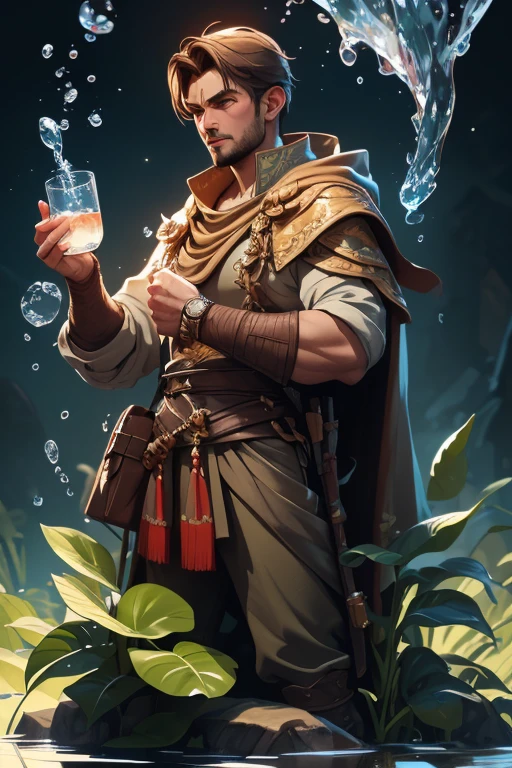 Brother,Holding Water,masterpiece,best quality,super fine illustration,8k
