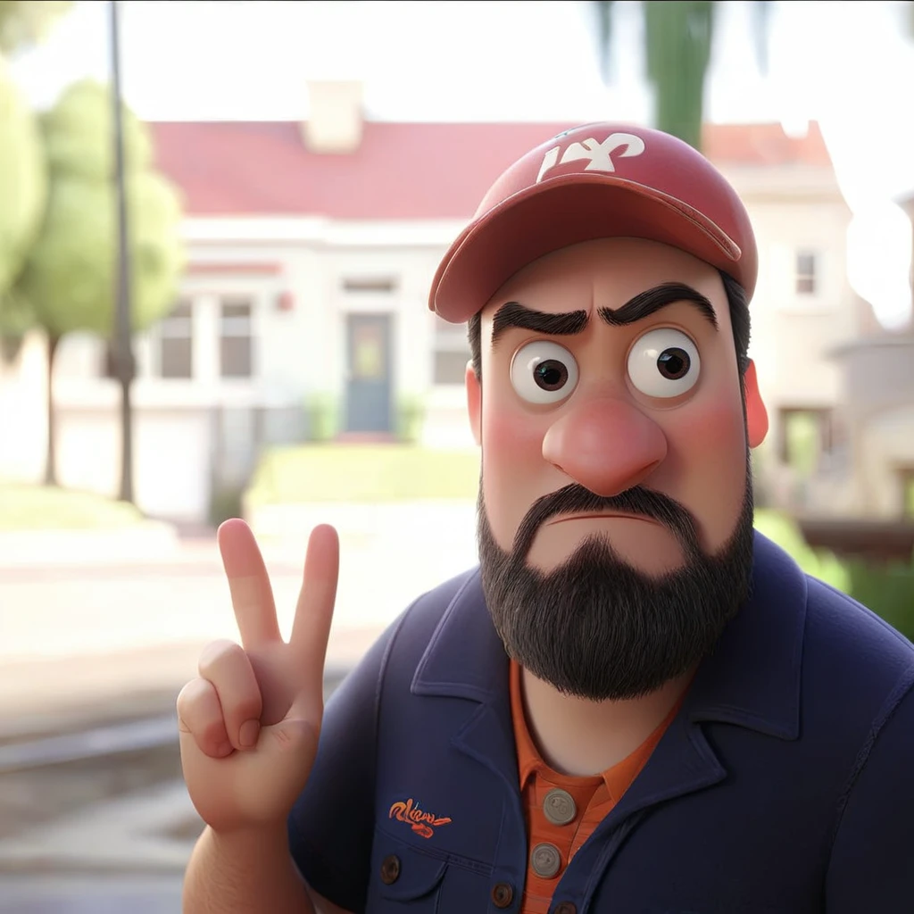 Pixar style 3D character