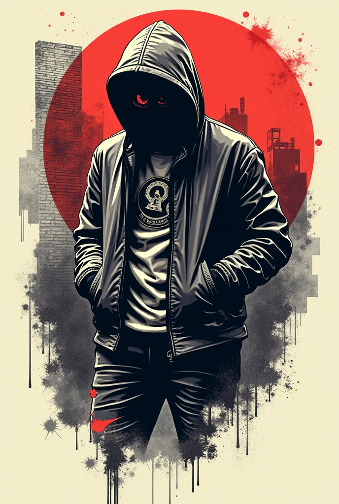 I need you to create a streetwear-type image for me to print on a t-shirt