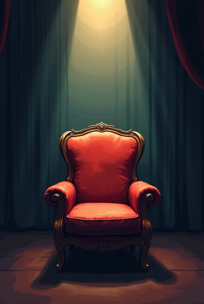Black background and, 4K, No people, (King's chair with gold decoration and red cushion in the middle), There is nothing in the chair, Pile of Coins, treasure chests,Skeleton head, Stacking Gold Coins,((Gold coins to fill the ground)), Cave,a gorgeous, Glittering, high-angle shot ,(from the front side)