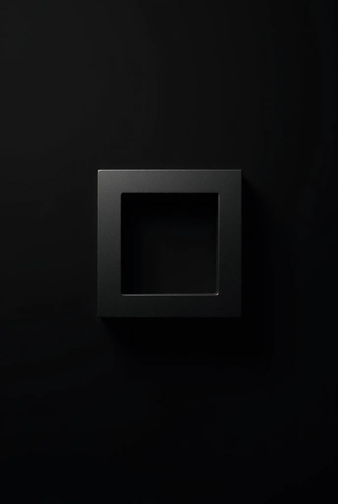 a minimalist square logo for an instagram about focus and performance, in dark tones like black.
