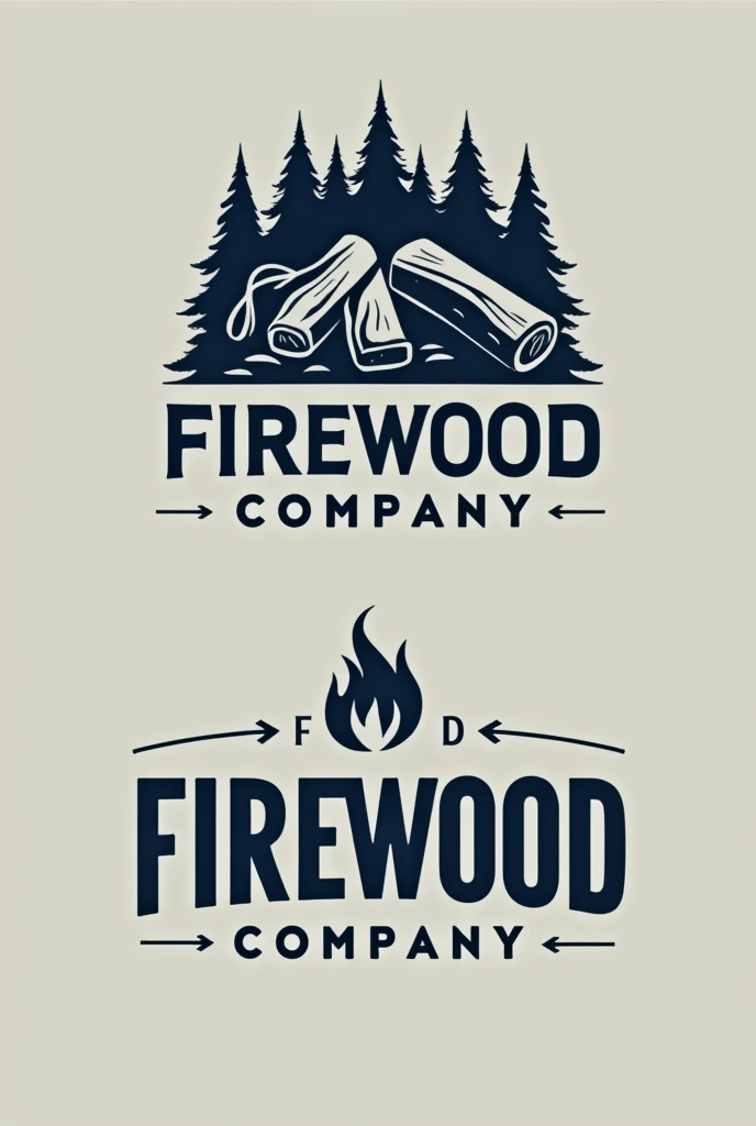 logo with mixed sp letters, very dark blue, with grey and to imply that it is from a firewood company, with forest trunks something like that, that is not so striking, that has a more minimalist style