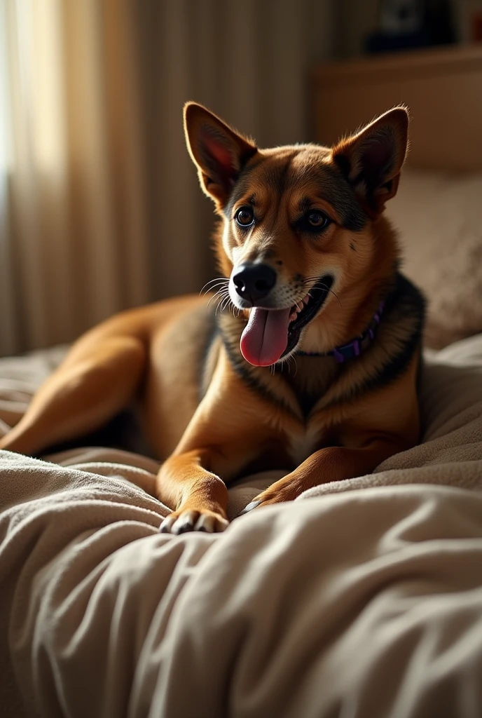 Bolt is having sex as a cub with a male dog on his bed evee, nsfw,