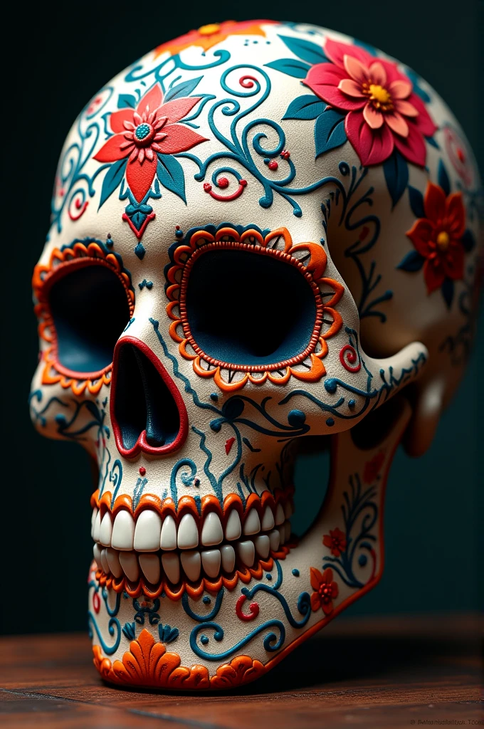 Real sugar skull 