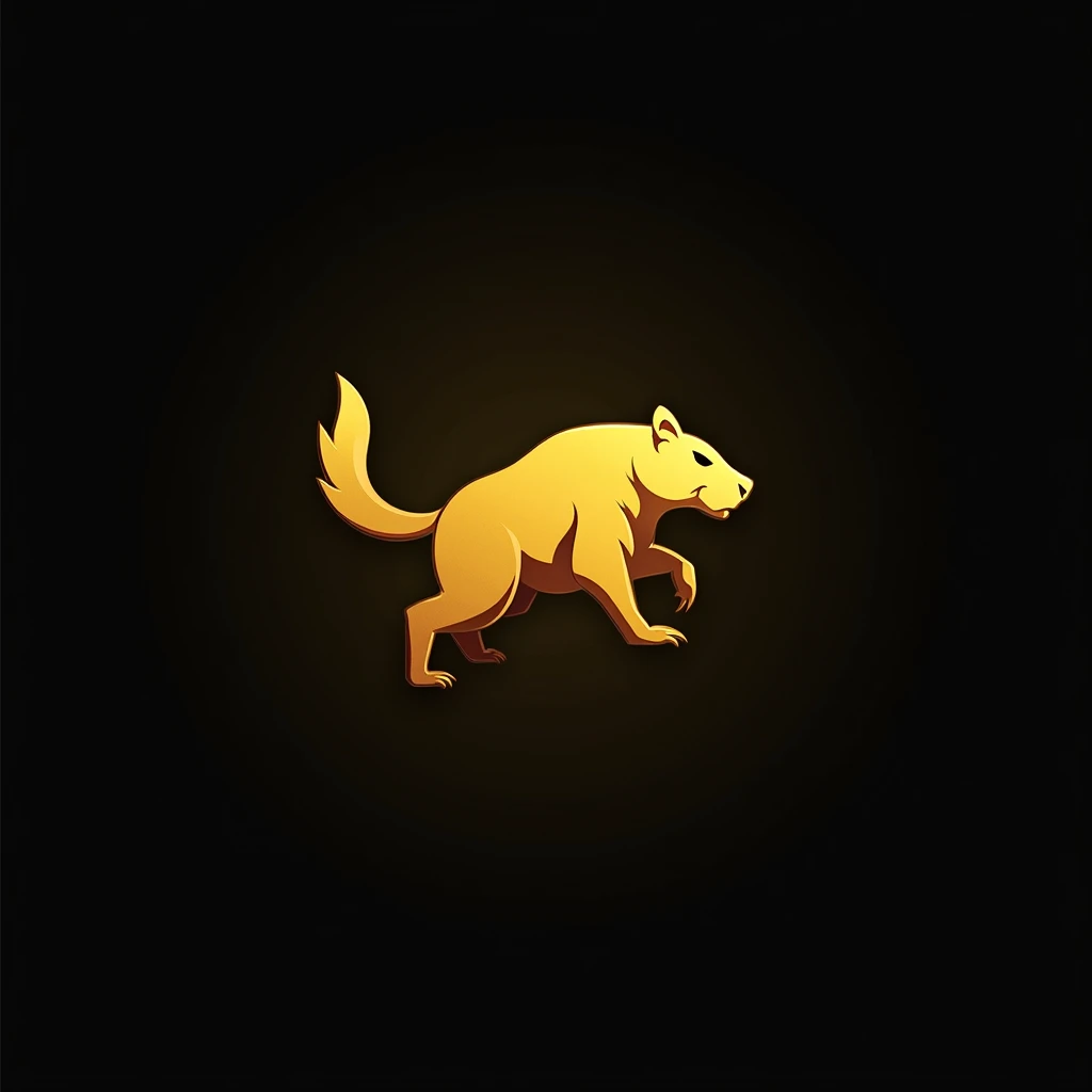 ((Mailepiece at maximum resolution of 32K, minimalist 2D style, emphasising clean lines and clear shapes. High quality graphic design, with intricate and improved details)). | The logo is a silhouette of a golden capybara, representing a Counter-Strike e-sports team. The capybara is in a posture that conveys aggressiveness and versatility, with a fierce and determined expression. The lines of the silhouette are elegant and dynamic, capturing the essence of the moving animal. | The golden colour is used in a rich and vibrant way, highlighting the capybara against a simple and dark background. Small details, such as subtle textures and light enhancements, are added to give depth and sophistication to the silhouette. | The design includes minimalist geometric elements that complement the shape of the capybara, creating a harmonious visual balance. Highlight and shading lines are used to emphasise the musculature and contours of the capybara, giving a three-dimensional aspect to the logo. | The composition is centred, with the capybara positioned dominantly on the logo, transmitting a sense of power and presence. The use of negative space is strategic, allowing the design to breathe and maintaining visual clarity. | The colour palette is restricted, focussing mainly on gold and black, but with subtle nuances that add depth and interest. The lines and details are clear, ensuring that the logo is readable and impactful in any size. | The logo captures the aggressiveness and versatility of a Counter-Strike e-sports team, symbolising strength, intelligence and competitiveness. Minimalist aesthetics ensures a modern and timeless design, suitable for use on various platforms and media. | (((((full body image)))), ((perfect pose, perfect anatomy, perfect body)), ((perfect composition, perfect design, perfect layout, perfect detail, ultra detailed, enhance details, correct imperfections):1.2), ((More Detail, Enhance))).