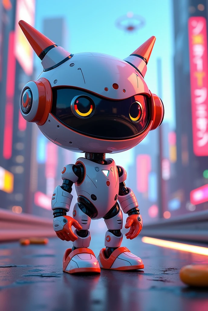 Art toy, modern, modern, future world, cute