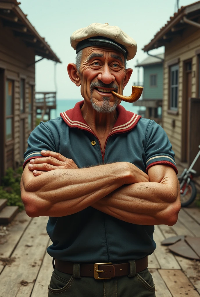 Old realistic popaye