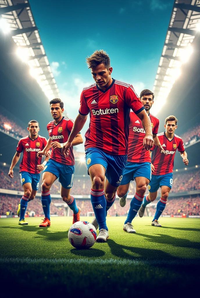 Make a poster for 9a side tournament of football