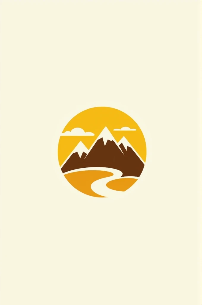 A logo for a company that sells honey, called Mel do monte, the image must have a mountain, the logo must be compact