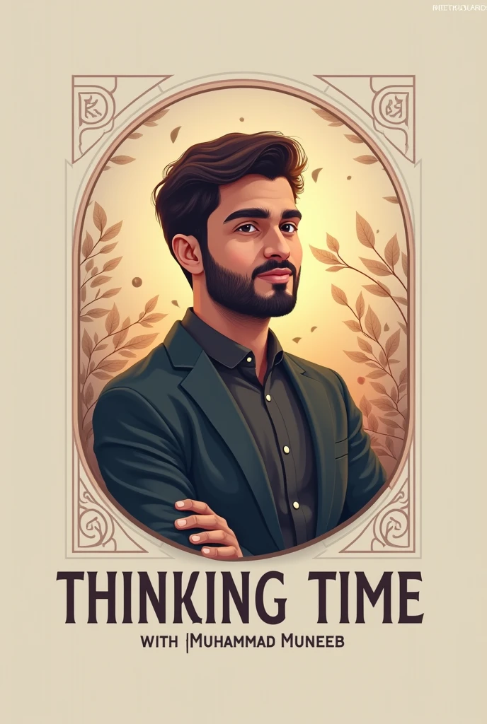 I want to have a logo for my YouTube channel in the name of "Thinking Time with Muhammad Muneeb"