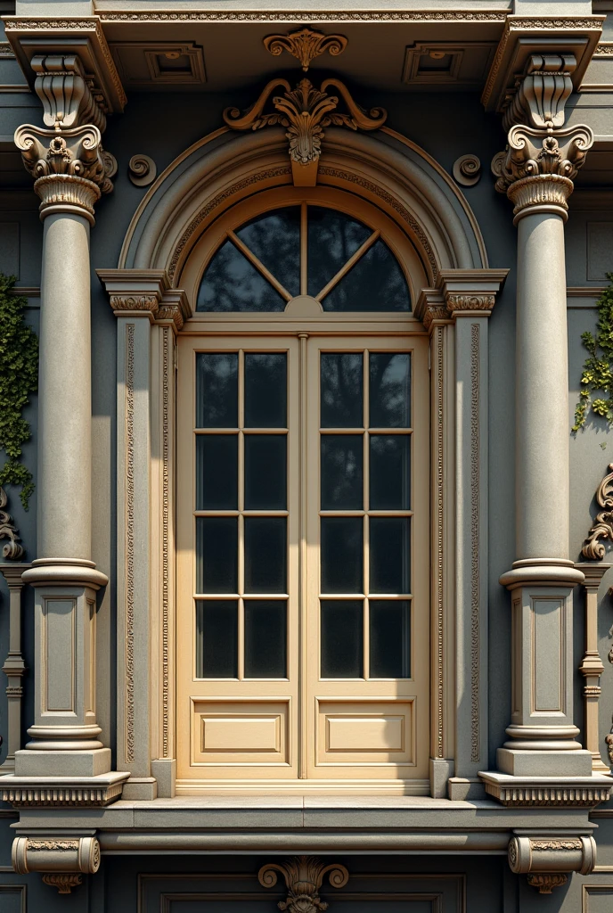 French window nested in assembly type