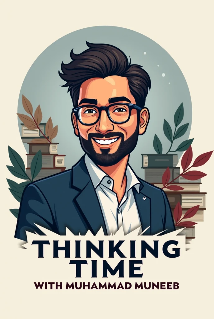 I want to have a logo for my YouTube channel in the name of "Thinking Time with Muhammad Muneeb"