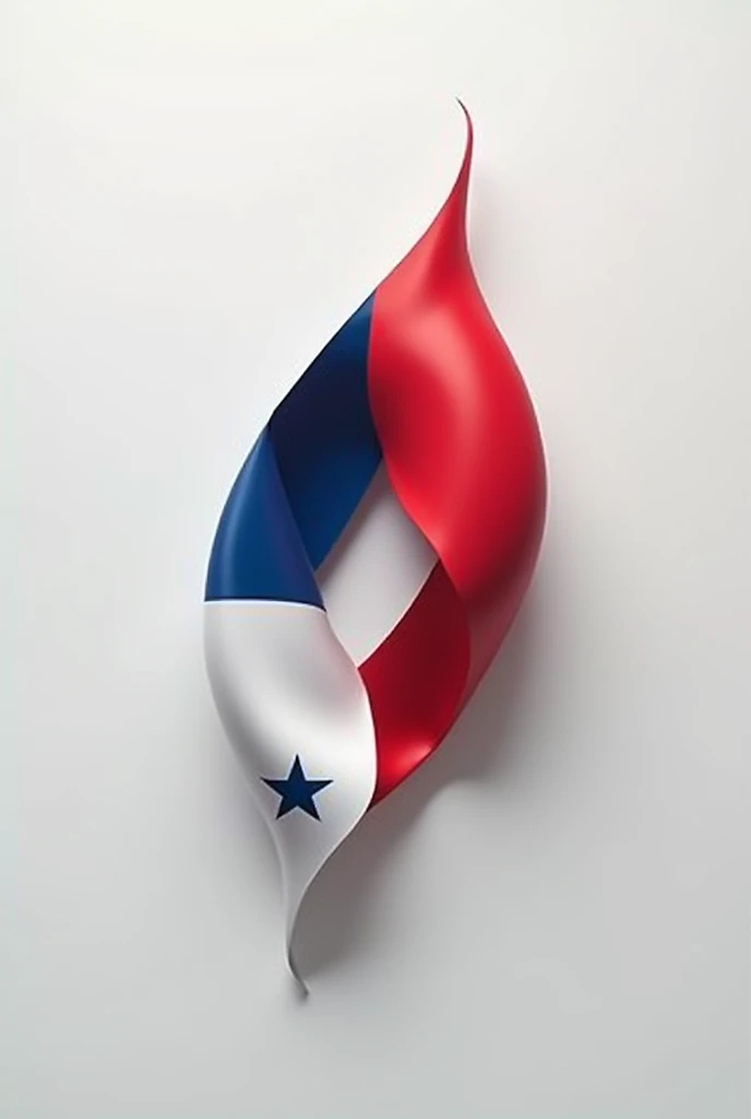 "The two flags of Panama and Costa Rica united with the same flags spread across the box. The left side should show the flag of Panama, while the right half features the flag of Costa Rica. The two flags should merge smoothly in the center thus symbolizing unity and friendship.. The background should be simple and neutral to keep the focus on the knot. "
