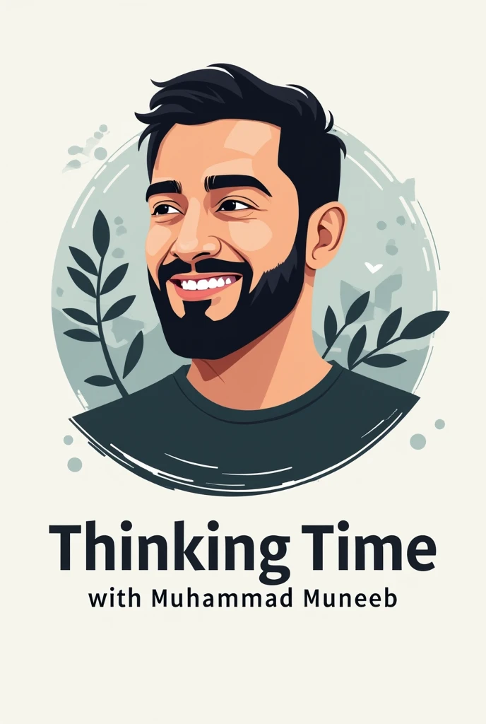 I want to have a logo for my YouTube channel in the name of "Thinking Time with Muhammad Muneeb"